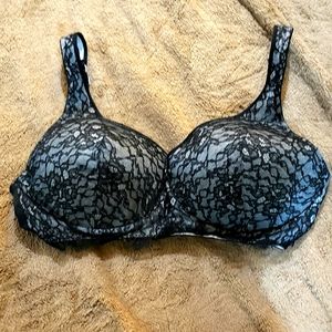 Black lace bra 38H Trusst